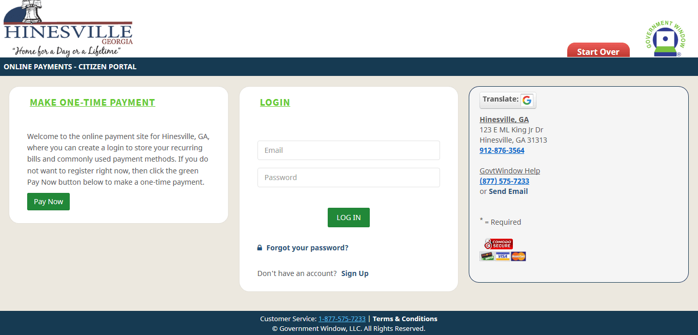 Online payment portal for probation, tickets, utility bills, open records, permits, and licenses