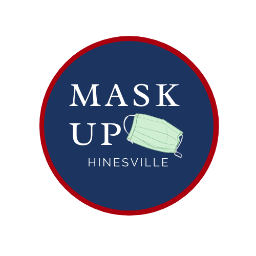 Mask Up Hinesville Logo