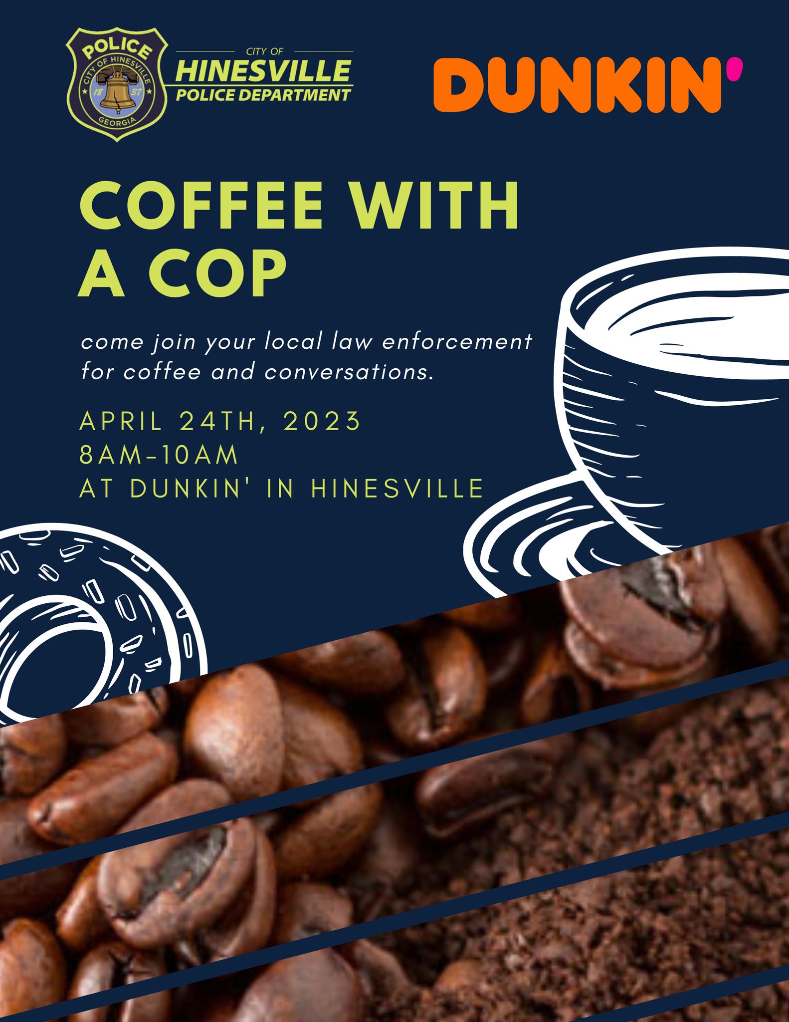 Coffee with a Cop 2023 Flyer